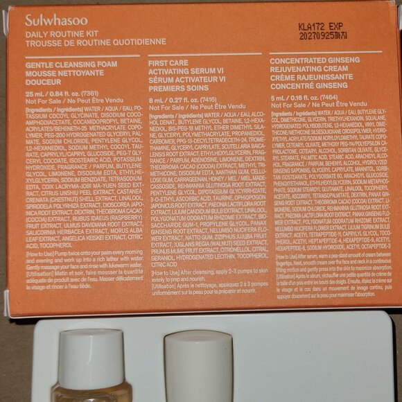 New SULWHASOO Daily Routine Kit - Picture 3 of 7